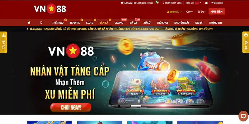 Giới thiệu VN88 đang là sân chơi cá cược trực tuyến hàng đầu hiện nay