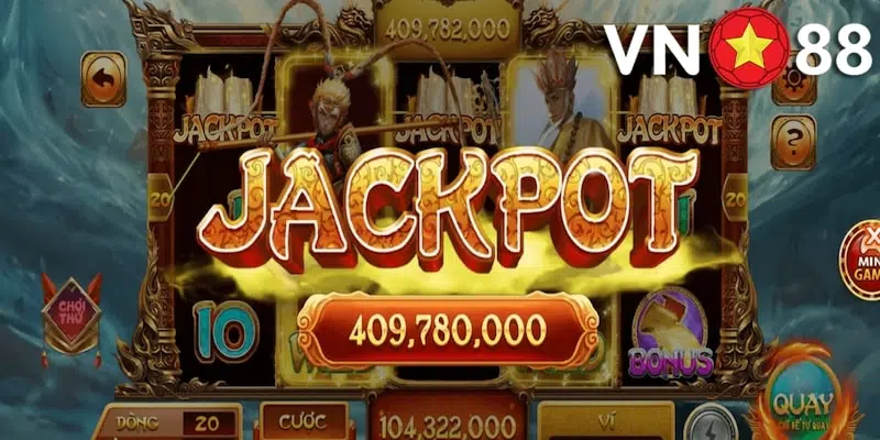 Sảnh nổ hũ VN88 đa dạng các trò chơi jackpot khác nhau